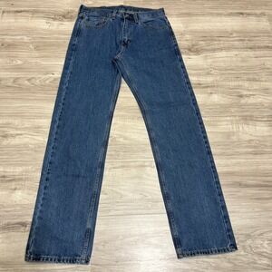 Levi's Straight Leg Jeans Men's Blue Denim Classic Fit Size W32 L34